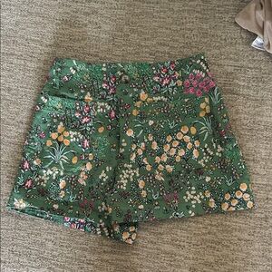 Anthropologie Colette Floral High Waist Shorts